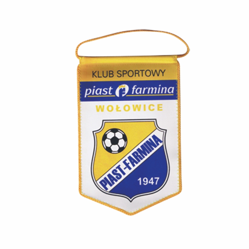 pennant with football team logo