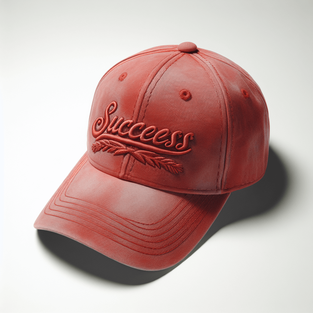 supply baseball cap with 3D logo embroidery
